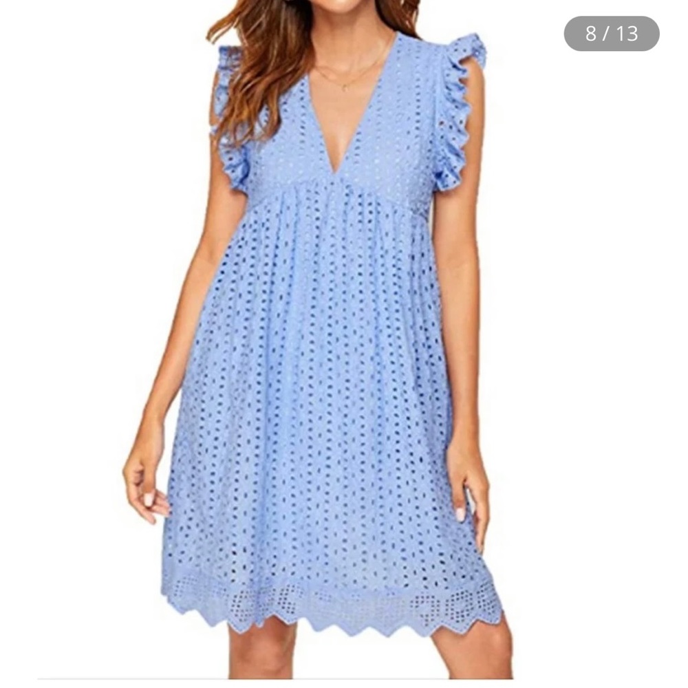 Blue paisley romper